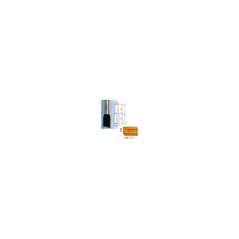 LEMAN Frēze pirksta 16*30*65*8mm | 408-716-30
