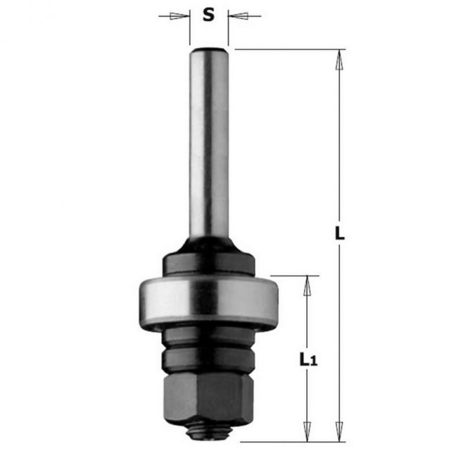 Frēzes asmens ARBOR ar gultni S=8