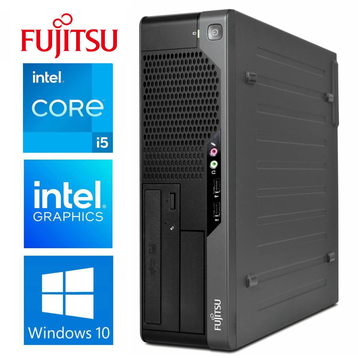 Fujitsu E9900 DT i5-650 8GB 256SSD+160GB