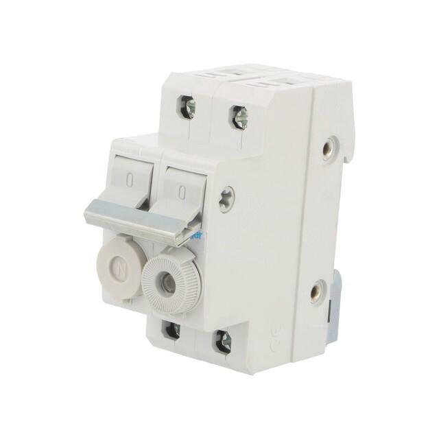 HAGER Fuse disconnector; 10x38mm; for DIN