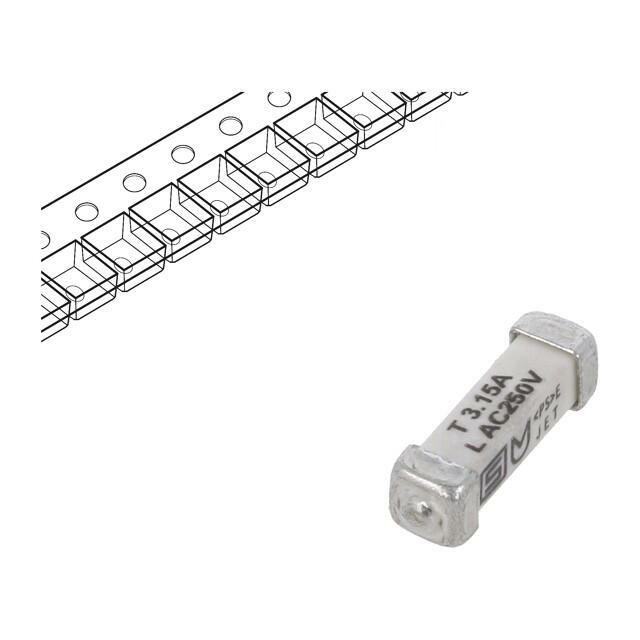 SCHURTER Fuse: fuse; 3x10.1mm; ceramic