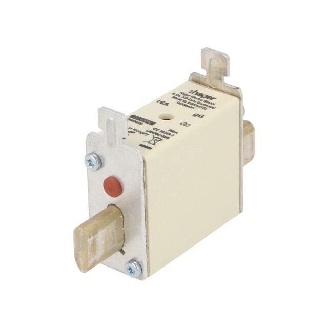HAGER Fuse: fuse; NH000; industrial; 16A
