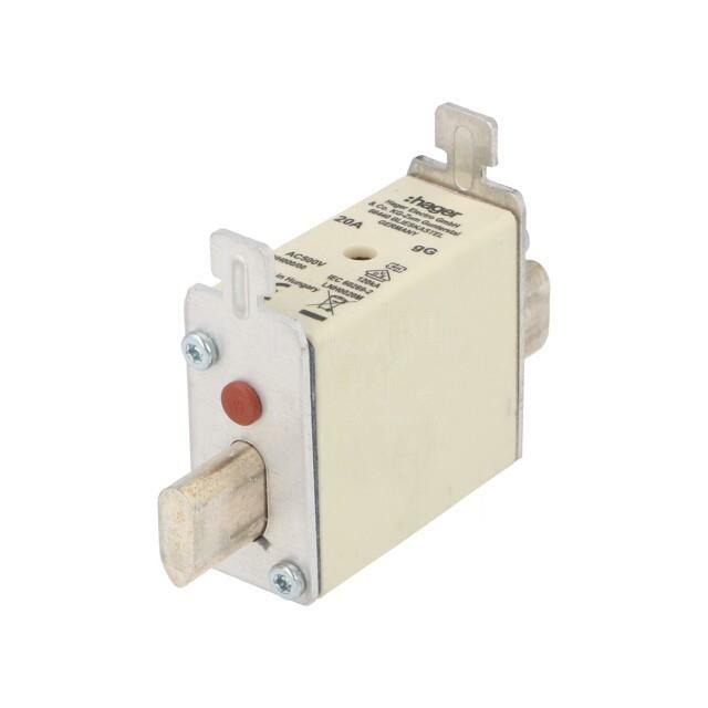 HAGER Fuse: fuse; NH000; industrial; 20A