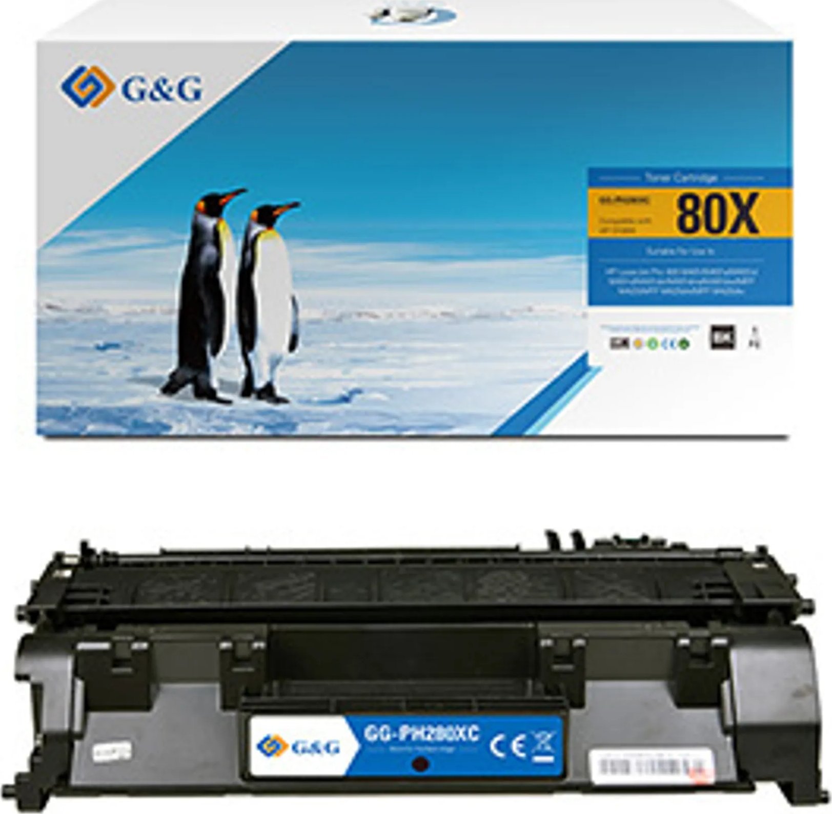 G&G XL toneris saderīgs ar HP