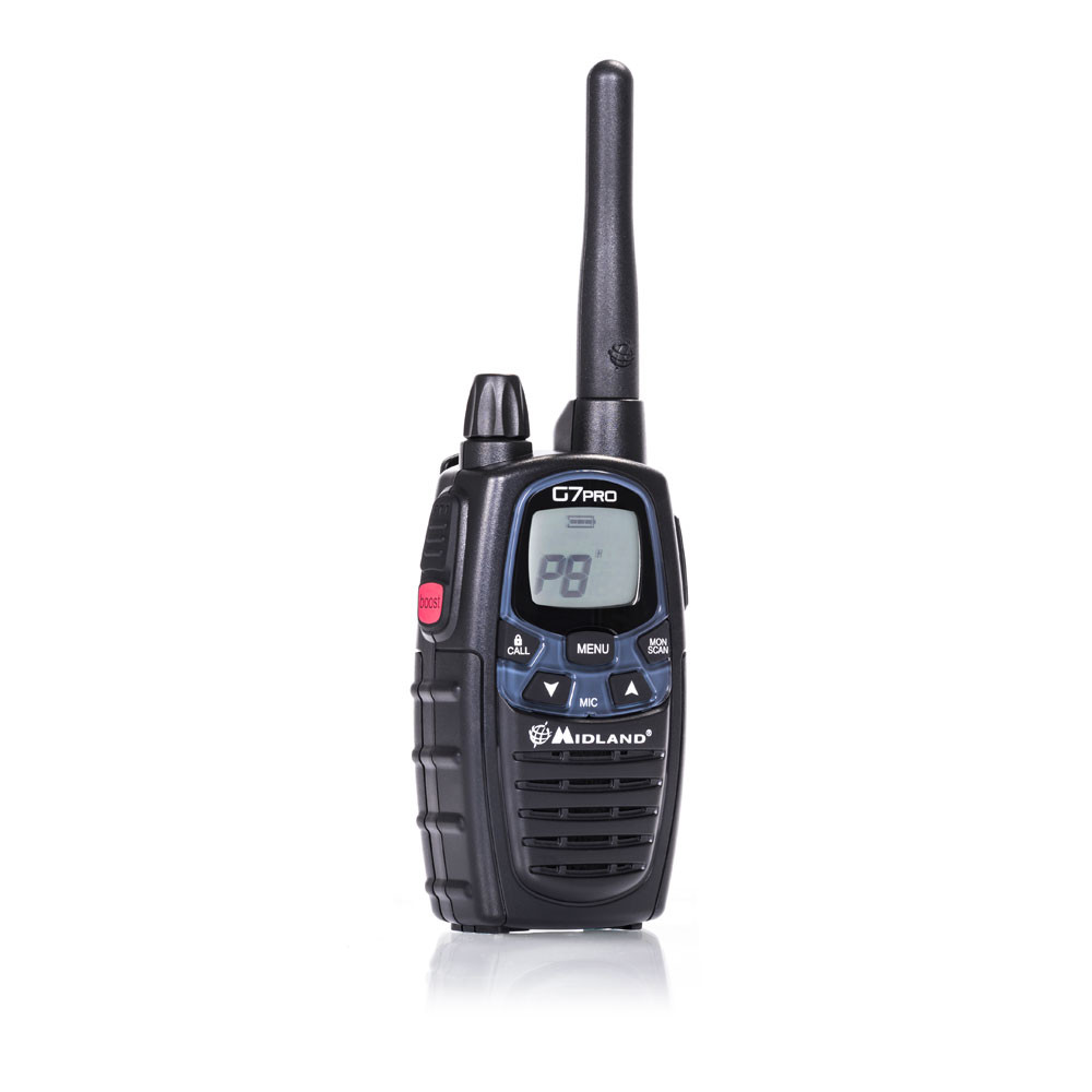 MIDLAND G7 PRO rokas transivers, 800mAh