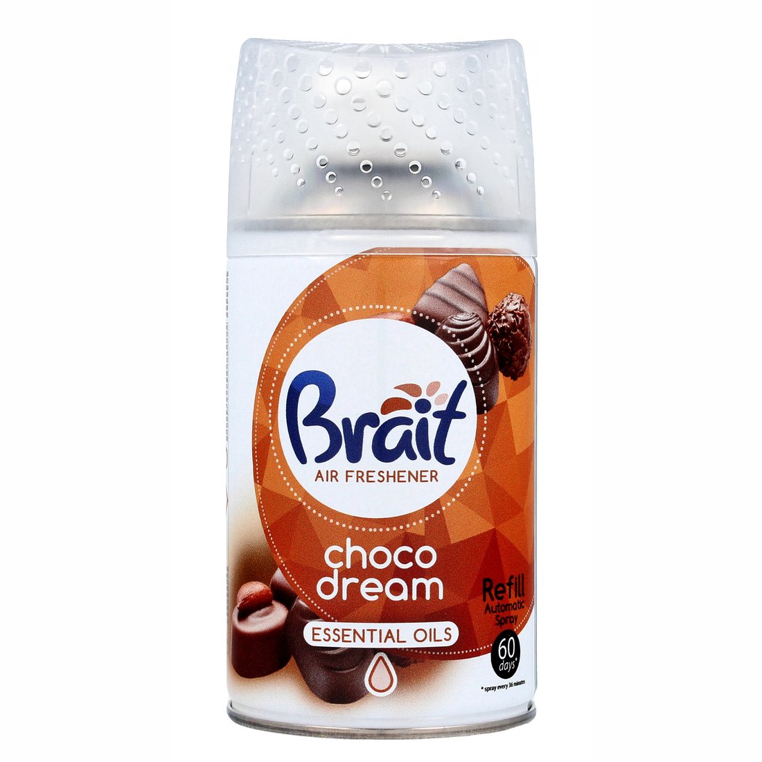 Gaisa atsvaidzinātājs dozatoram 250ml Brait Choco
