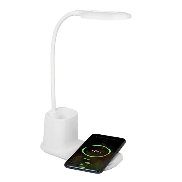 Galda kompakta lampa LED ar bezvadu
