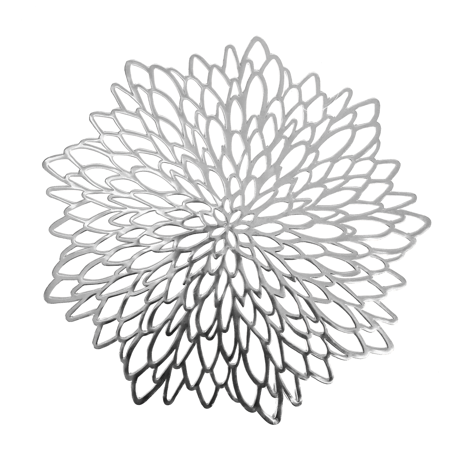 Galda sedziņa FIORE, D38cm, sudrabs |