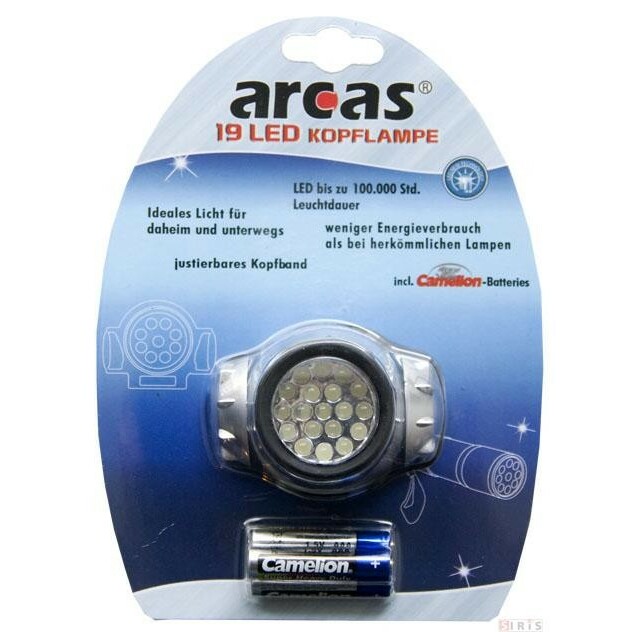 Galvas lukturis 9 LED, ARCAS |