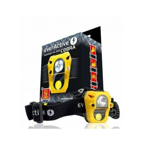 EVERACTIVE Galvas lukturis Cobra HL-250 LED