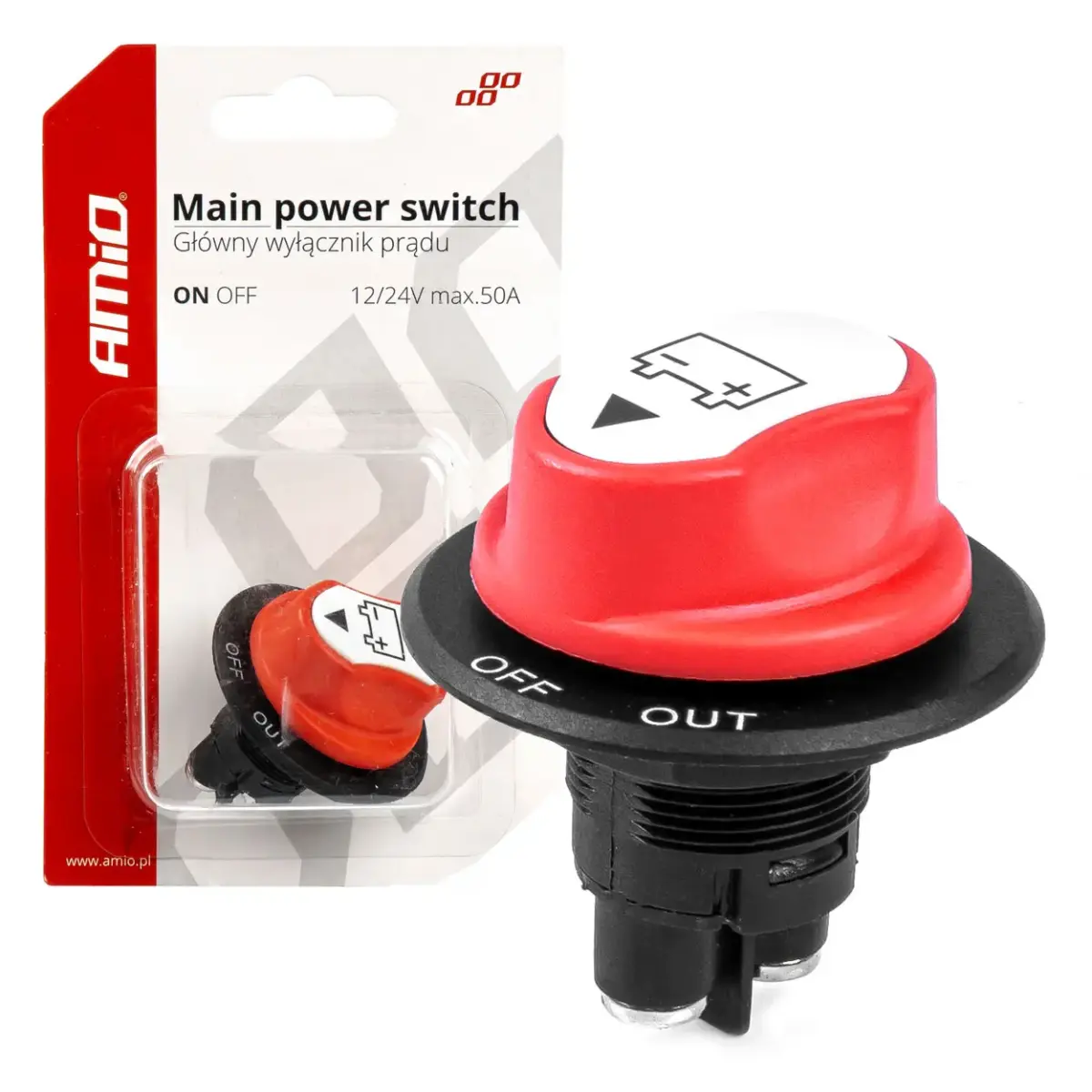 AMiO Masas slēdzis 12V-32V 50A/300A (03025)