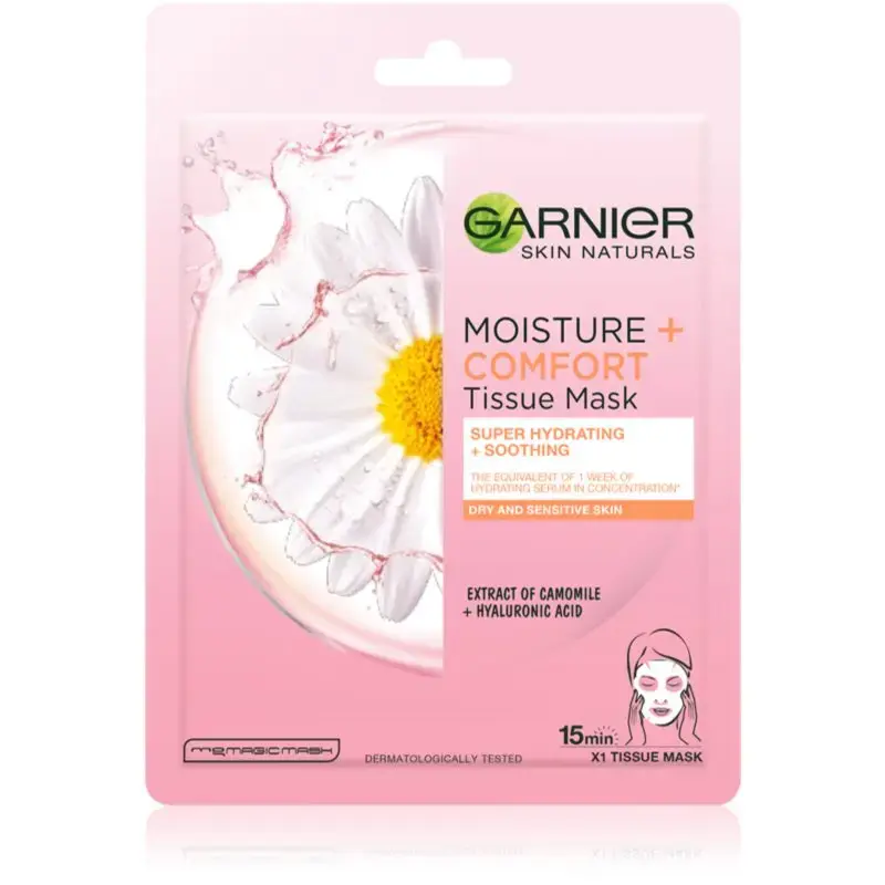 Garnier Moisturizing and Comfortable Textile Mask