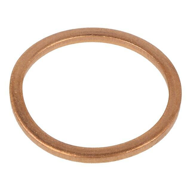 ELESA+GANTER Gasket; copper; Thk: 2mm; Øint: