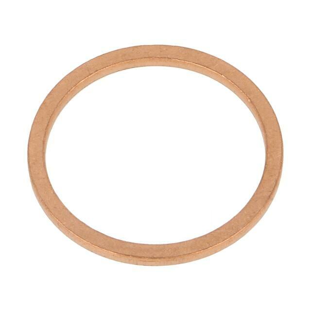 ELESA+GANTER Gasket; copper; Thk: 2mm; Øint:
