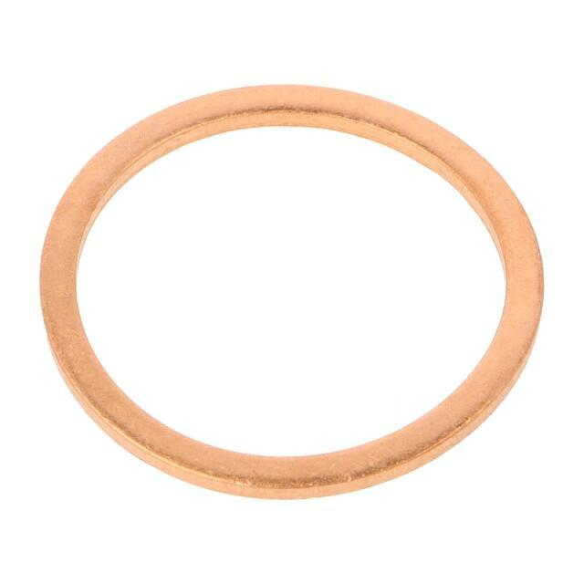 ELESA+GANTER Gasket; copper; Thk: 2mm; Øint: