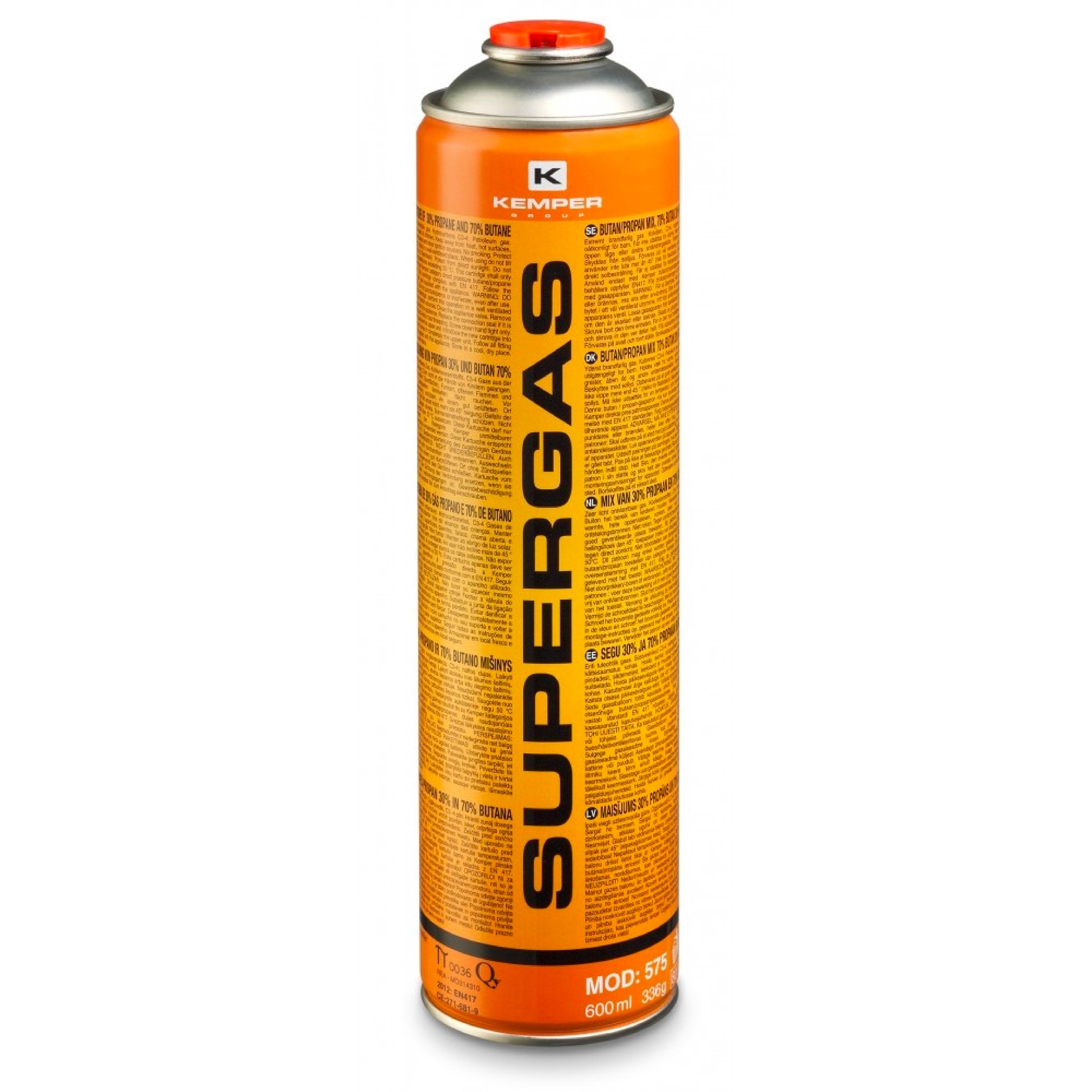 Gāze KEMPER SUPERGAS 600ml | 10/2-G575