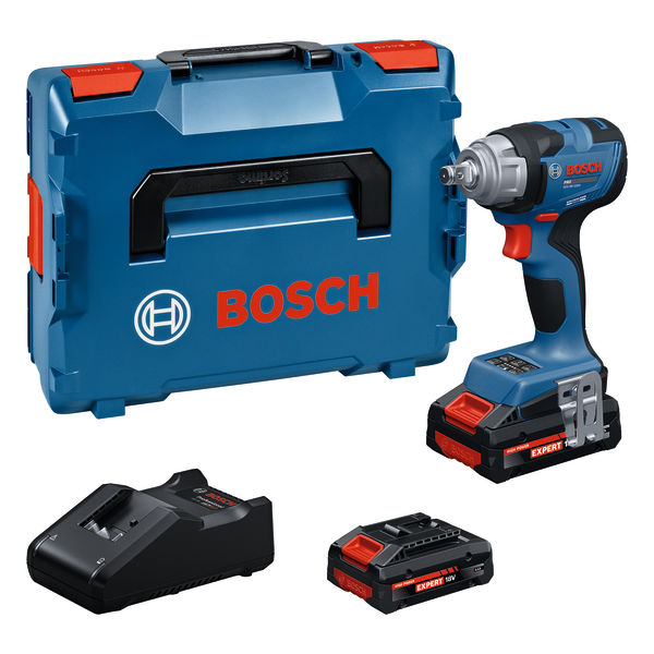 BOSCH GDS18V-330H, 2xEXBA18V- 40, GAL 18V-40