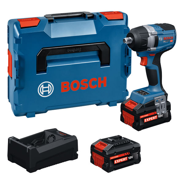 BOSCH GDS18V-750, 2xEXBA18V- 80,GAL 12V/18V-80