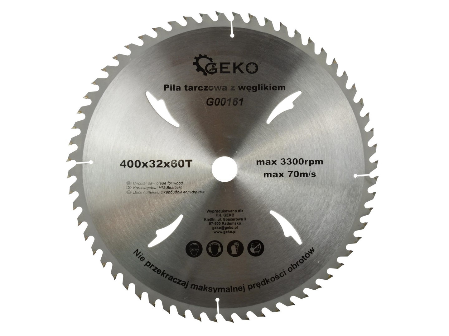 Geko G00161 ripzāģa asmens, 400 mm