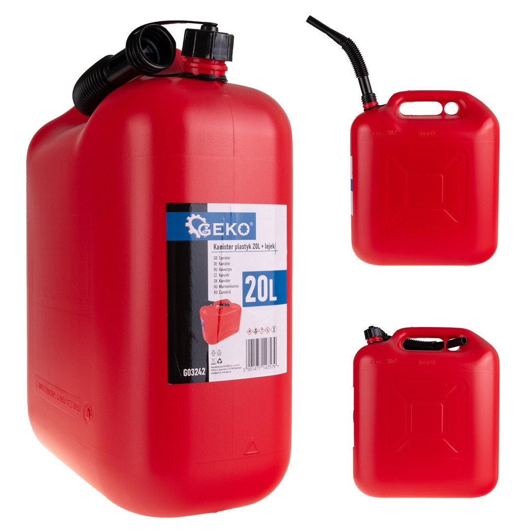 Geko plastmasas degvielas tvertne G03242, 20l
