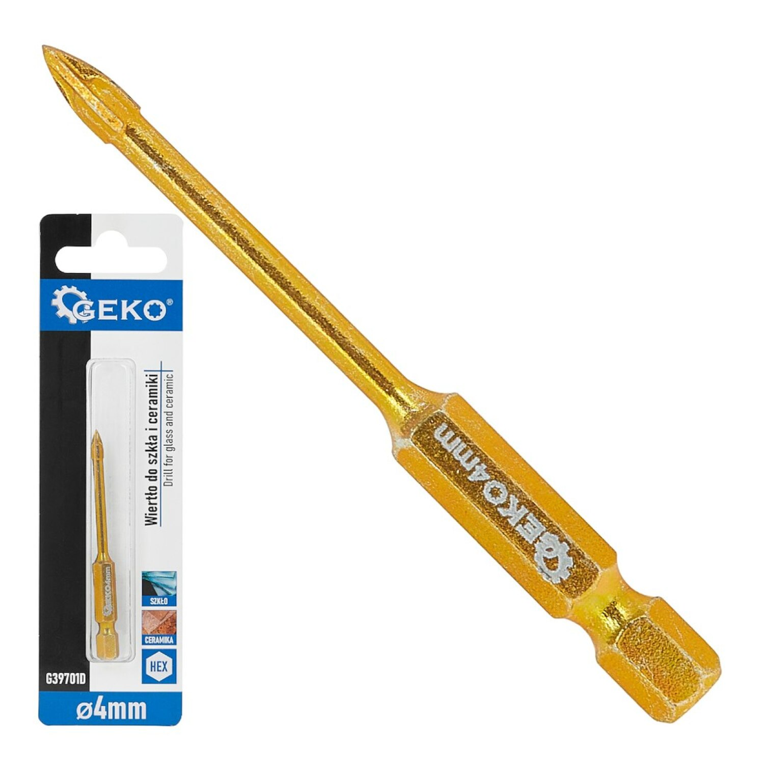 Geko urbis stiklam un keramikai G39701D