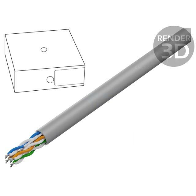 Gembird CAT5e UTP LAN cable CCA