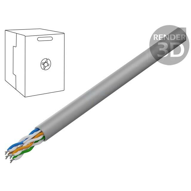 Gembird CAT5e UTP LAN cable CCA