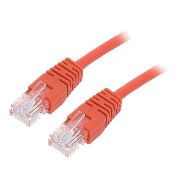 GEMBIRD CAT5e UTP Patch cord red