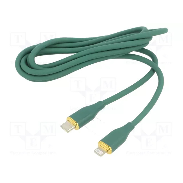 Kabelis Gembird Premium silicon 8-pin Male