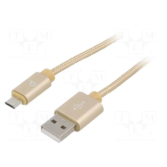 Gembird cotton braided micro USB cable
