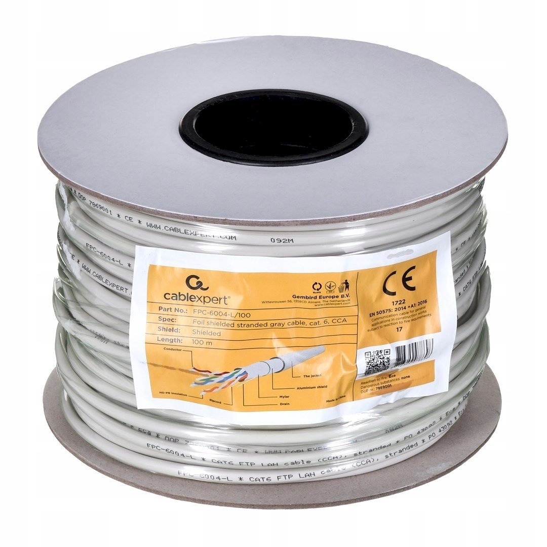 Gembird FPC-6004-L/100 FTP LAN kabelis CAT6