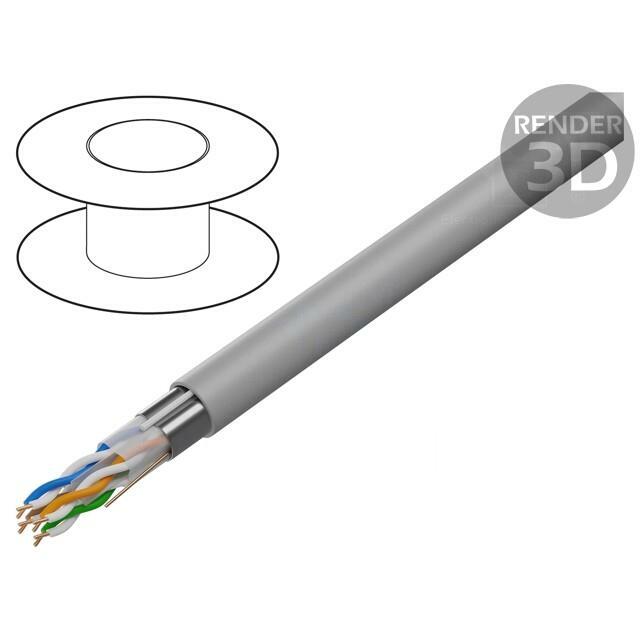Gembird FPC-6004-SOL/100 CAT6 FTP LAN kabelis