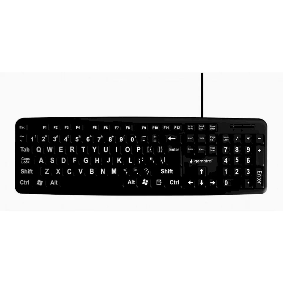 Gembird KB-US-103 Standarta USB tastatūra ar