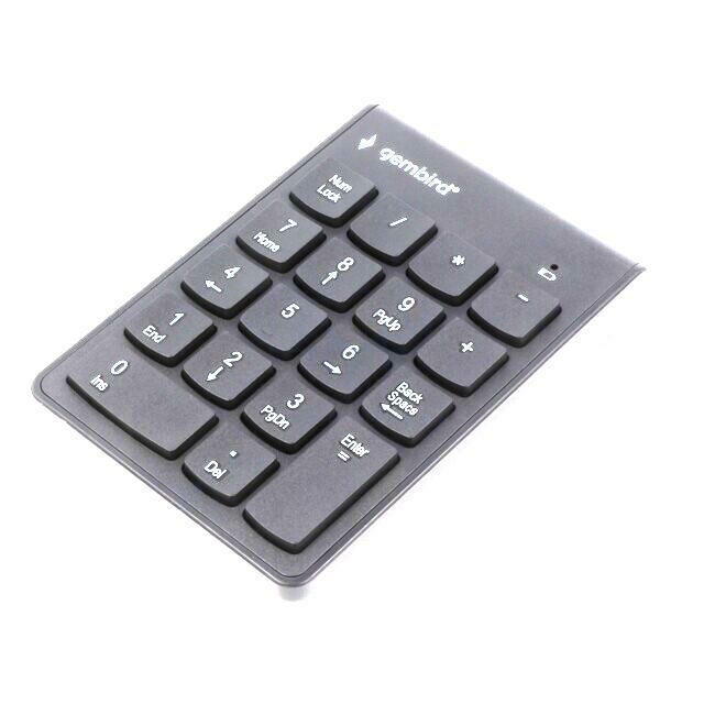 Gembird KPD-W-02 Bezvadu Ciparu Klaviatūra USB