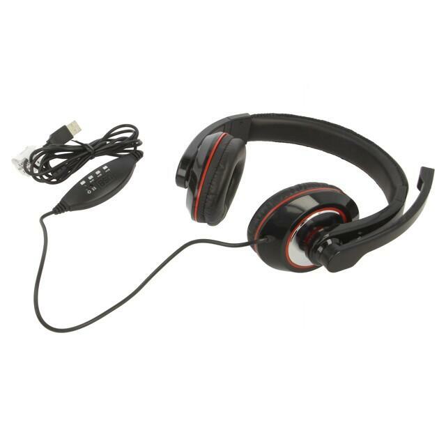 Gembird MHS-U-001 USB Glossy black |