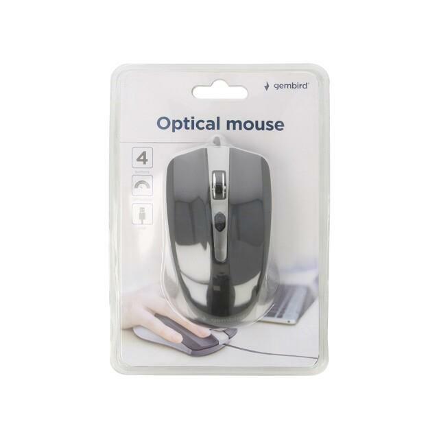 Gembird MUS-4B-01-GB Space Grey/Black | MUS-4B-01-GB