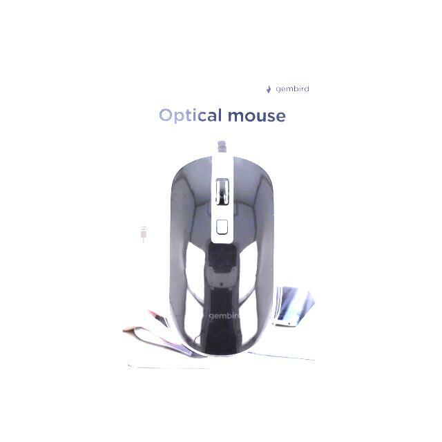 Gembird Optical mouse Black | MUS-4B-06-BS