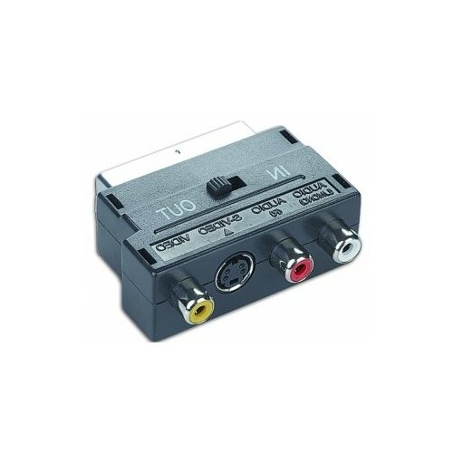 Adapteris Gembird SCART uz 3xRCA S-Video