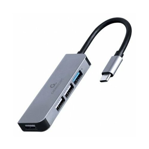 Gembird UHB-CM-U3P1U2P3-01 4-portu USB Type-C centrmezgls