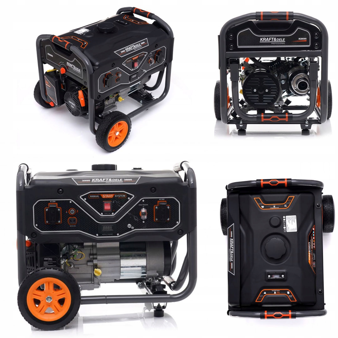 Ģenerators benzīna KD695 12V/230V 3.2kW