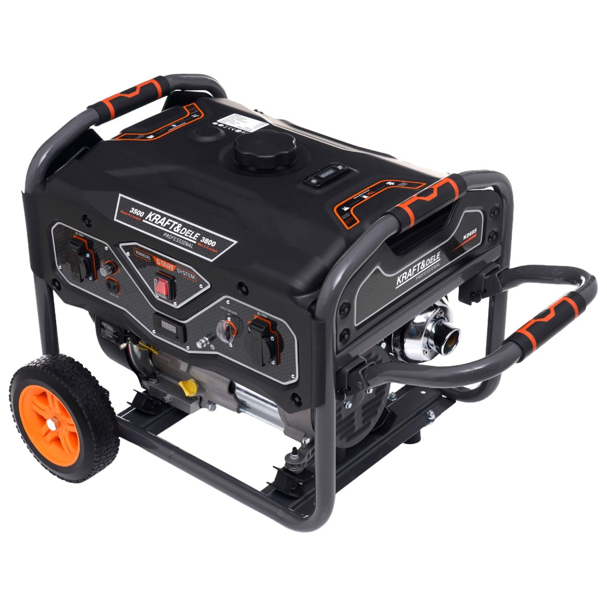 KRAFT&DELE Ģenerators benzīna KD695 12V/230V 3