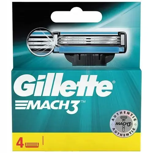 Gillette Mach 3 Ostrza Wkłady Do