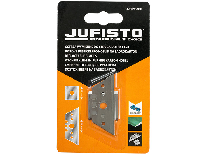 JUFISTO Ģipškartona ēveles asmeņi | 45-BPS2101
