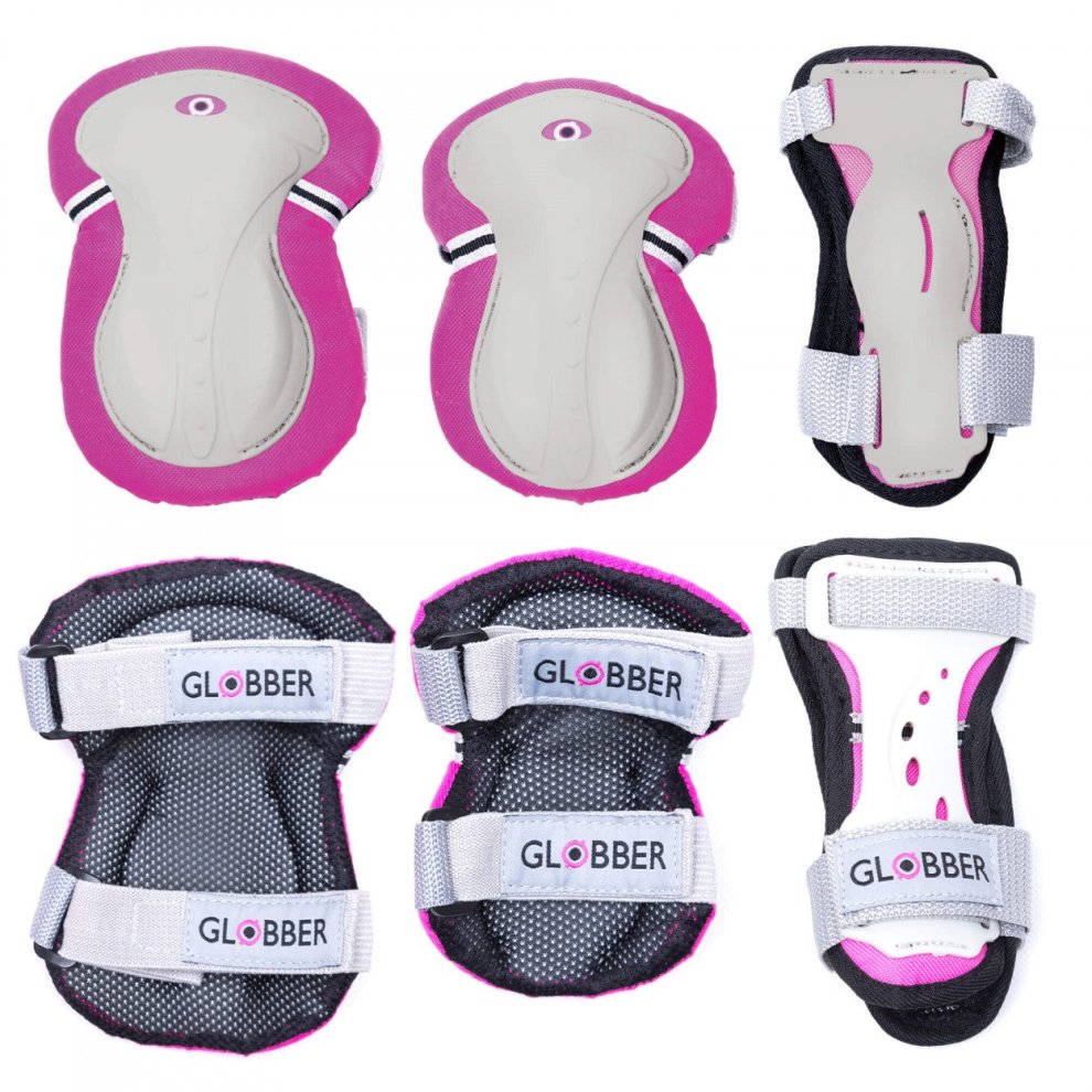 GLOBBER ceļu/elkoņu sarg pink Junior XS