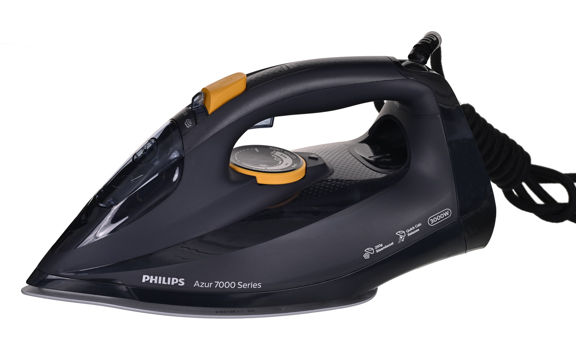 PHILIPS 7000 sērijas Tvaika gludeklis, zila/dzeltena