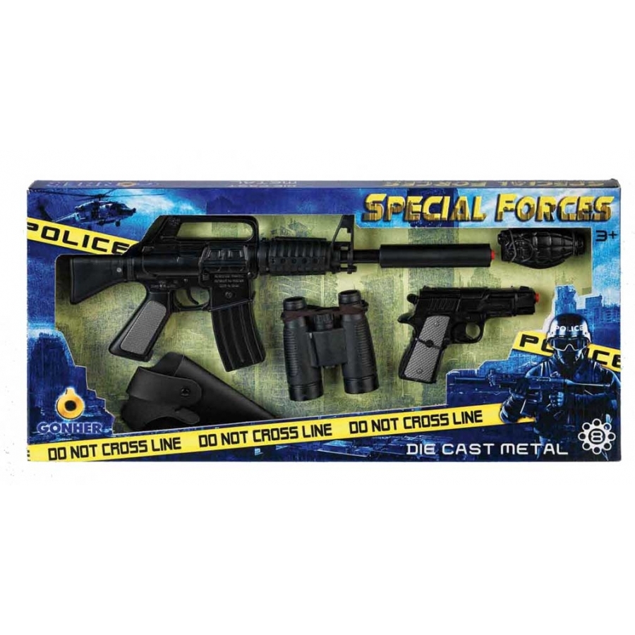 GONHER GUNS GONHER policista komplekts (8