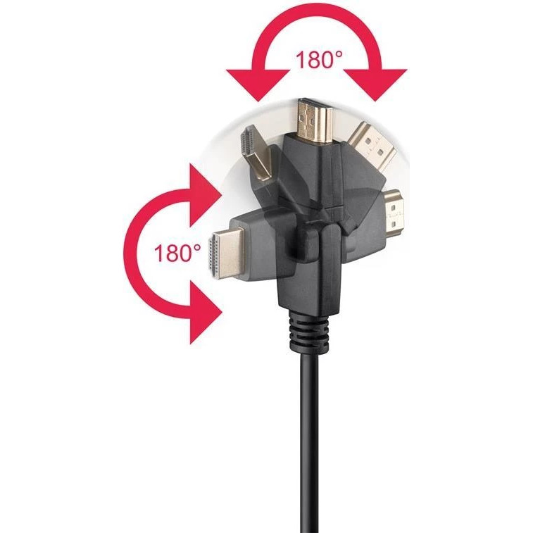 Goobay 61289 HDMI kabelis 3 m