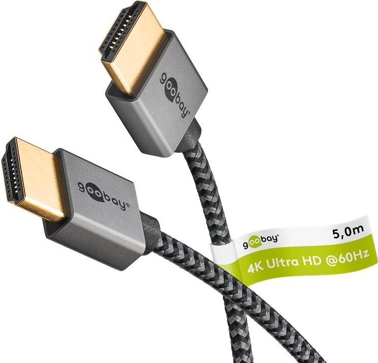 Goobay Slim High-Speed-HDMI -Kabel mit Ethernet