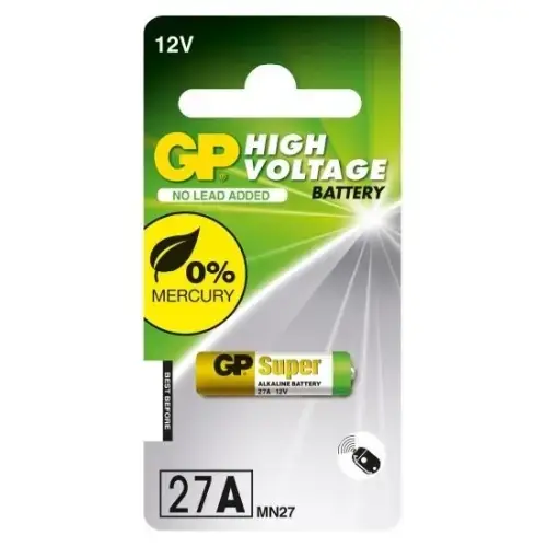 GP LR27-1BB BLISTERA IEPAKOJUMĀ 1GB |