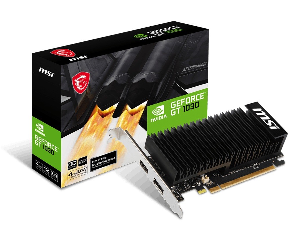Videokarte MSI GeForce GT 1030 4GHD4